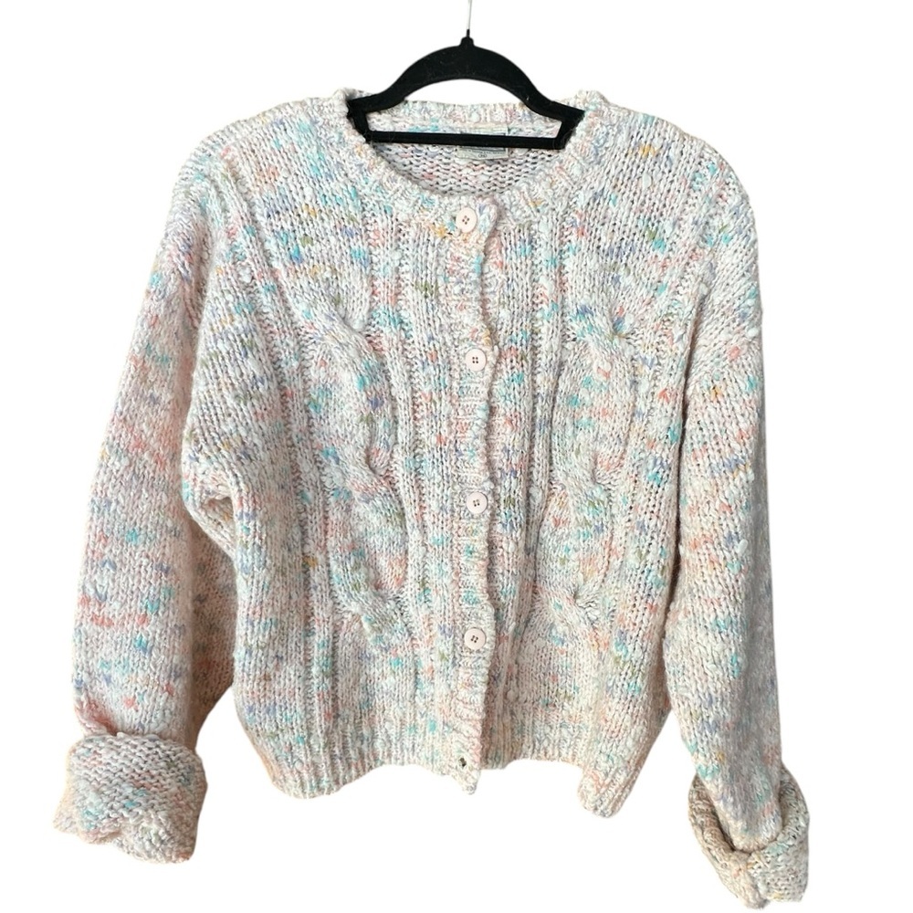 Cotton Candy‎ T Swift inspired oversized cardigan sweater l SIZE MEDIUM